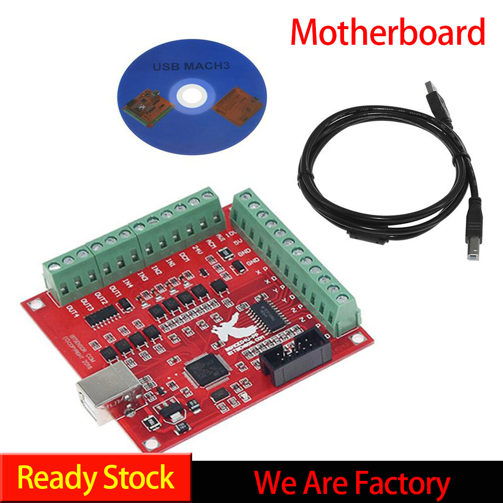 [Giao Hàng 24 Giờ] Bảng Mạch Đột Phá RCSD CNC USB MACH3 100Khz Bộ Điều Khiển Chuyển Động Trình Điều Khiển Giao Diện 4 Trục