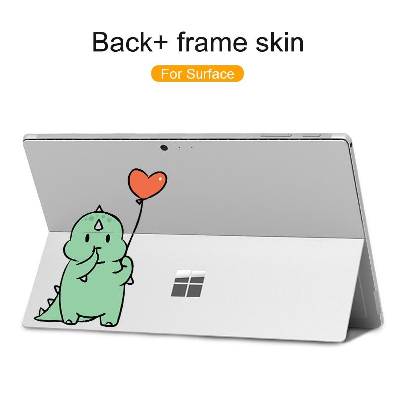 Cartoon pattern vinyl Sticker for Microsoft Surface Pro 7/6/5/4/3/8/9  Surface pro X GO 2 Back Cover Body Decal Skin Protector