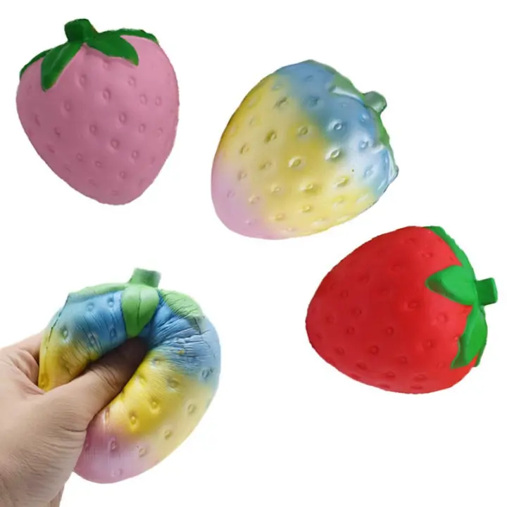 strawberry squishy toy