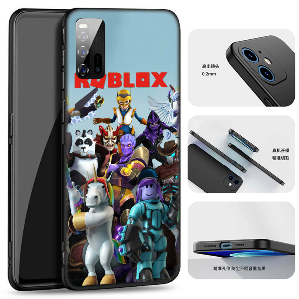 Soft TPU Phone Case For Vivo Y11 Y17 Y5S Y55 Y69 Y71 Y81 Y91C Y95 Casing  Game ROBLOX wallpaper