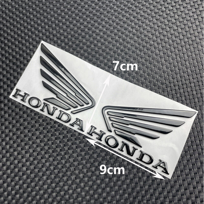 Nhãn Dán Phản Quang Xe Máy 3D Biểu Tượng Kính Chắn Gió Cho Honda