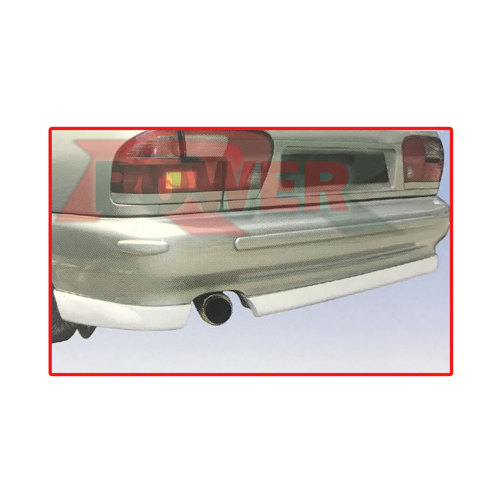 Proton Wira Sedan 1993 2007 V6 Style Rear Back Skirt Bumper Lower Lip Spoiler Polyurethane Pu Bodykit Body Kit Part Lazada