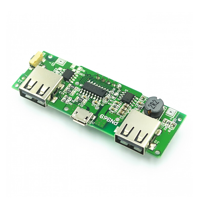 Mô-đun Sạc 18650 Bảng Sạc Bảo Vệ Mạch USB 5V 2.4A LED Kép Micro/Type-C
