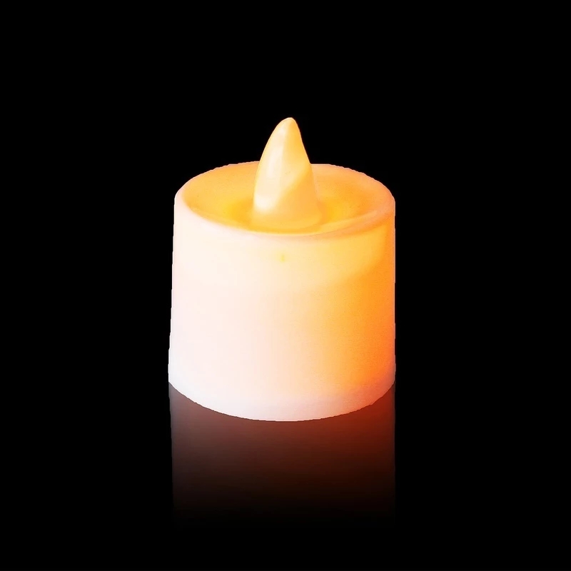 LED Candle Tea Light Simulation Color Flame Flash Battery Powered Wedding Birthday Party Decoration