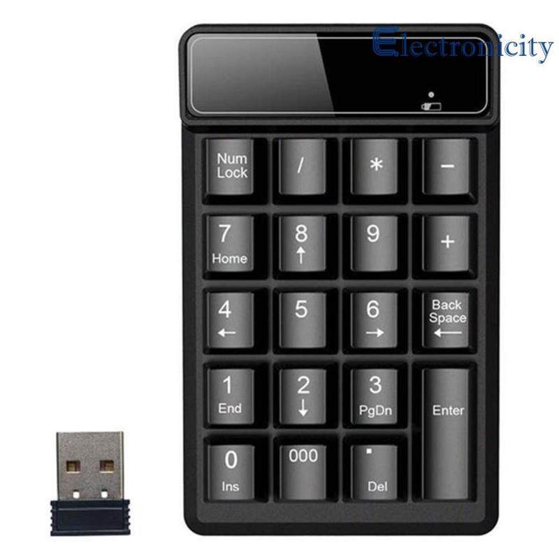 {electronicity}2.4G USB Wireless Mini Digital Keyboard 19 Keys Waterproof Number Keypad Singapore