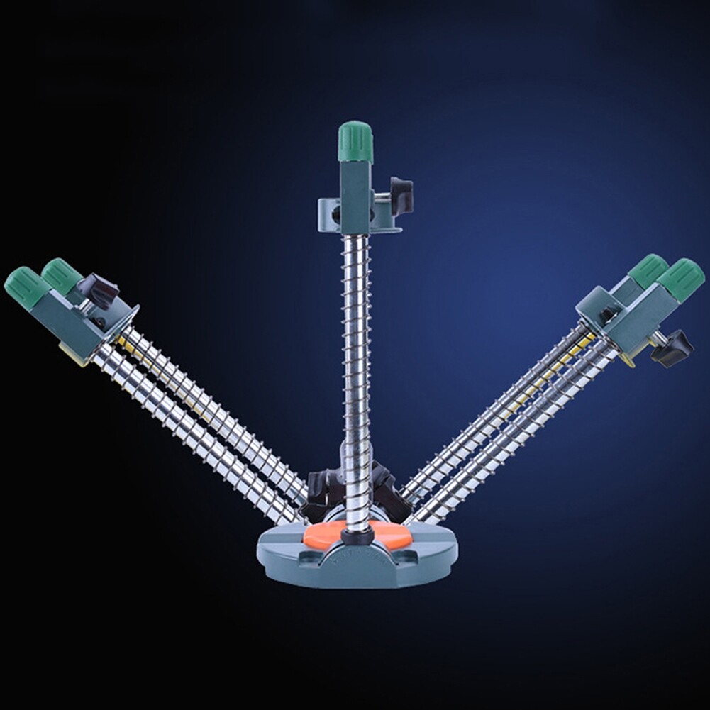 Adjustable Angle Drill Jig Holder Guide Stand Positioning Bracket Rack Shelf