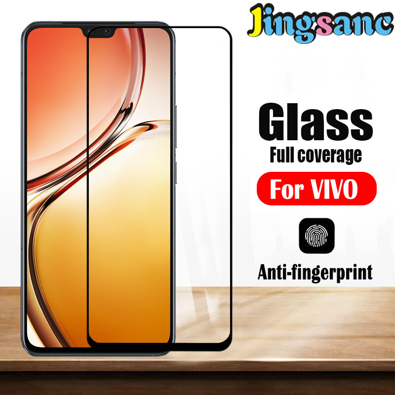 Jingsanc 1~2Pieces For VIVO V23 5G Full Coverage Tempered Glass 9H Hardness Anti-Scratch Screen Protector Film