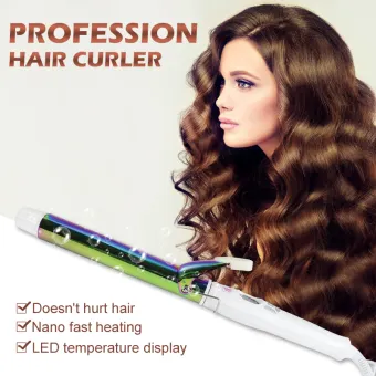 Electric Ceramic Curling Iron Hair Curler Curling Wand Magic Care