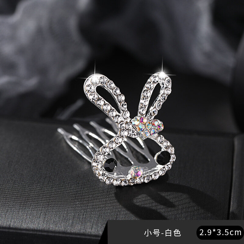 Fashion Girls Hair Clips Korean Sweet Cute Princess Crown Children Girl Baby Hair Comb Insert Comb Rhinestones Hair Crowns Headwear Hair accessories