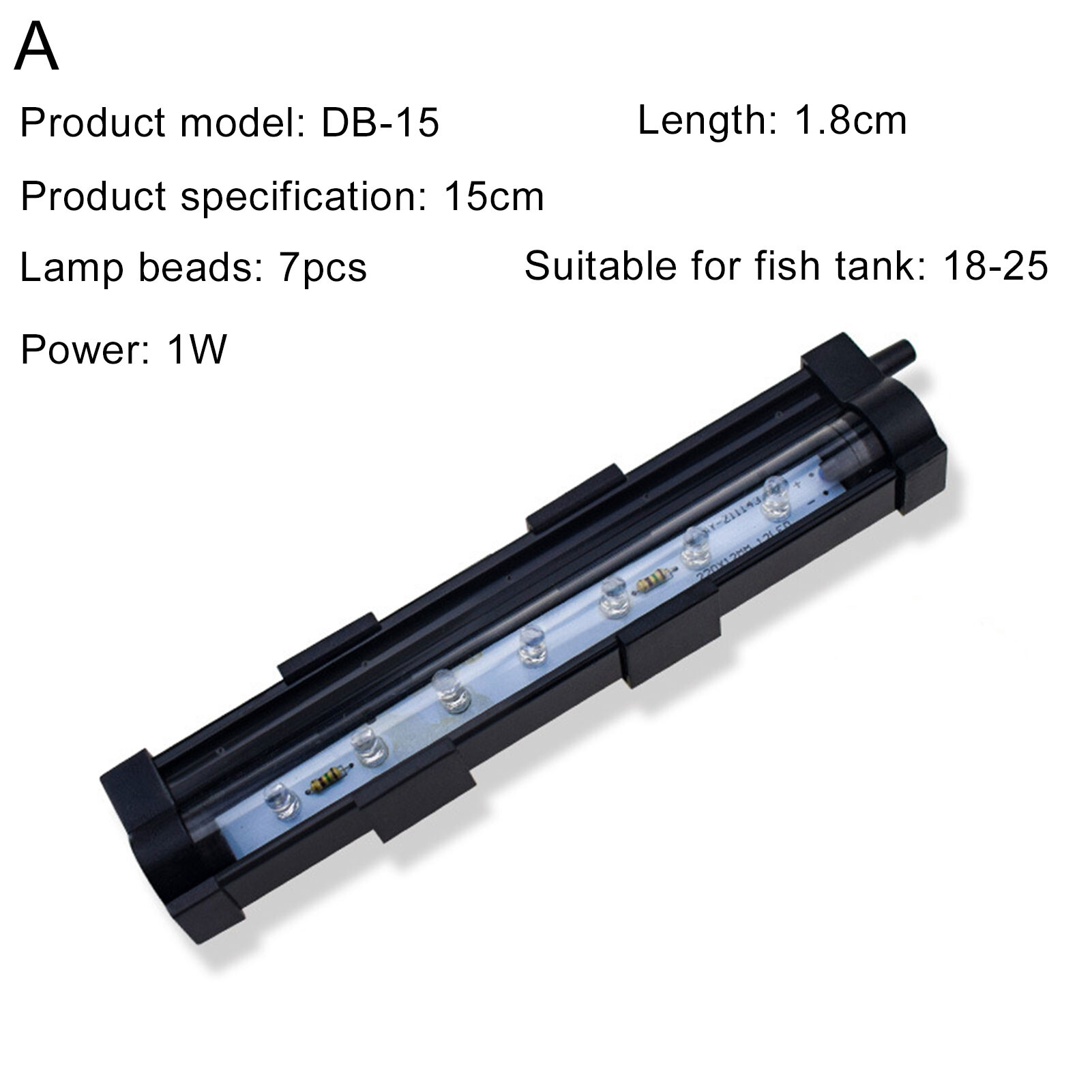 Tongpudi® Fish Tank Lamp Colorful Increasing Oxygen Bubble Light Waterproof LED Decor Lamp for Aquarium: A