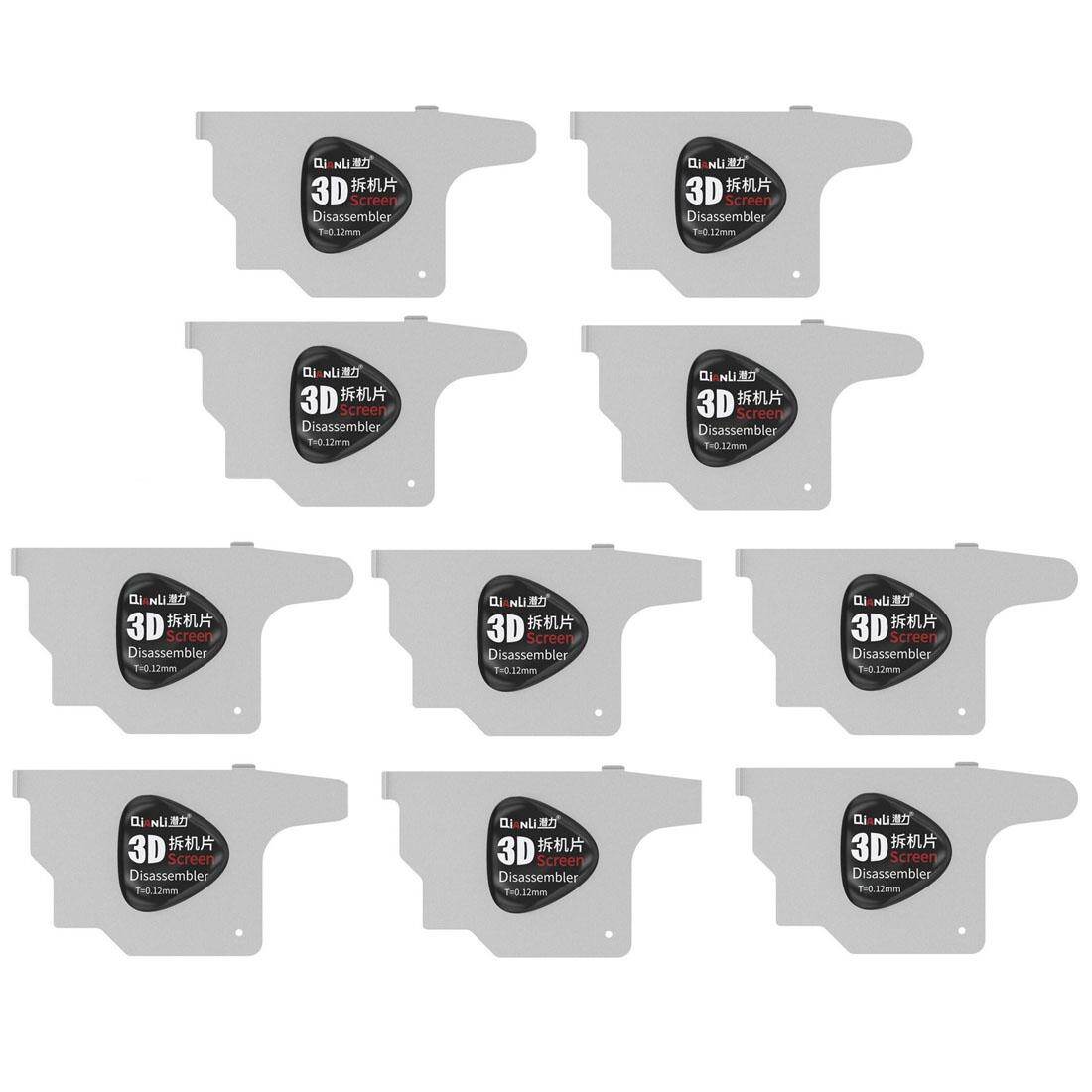 10 pcs qianli 3d ultra thin pry spudger screen disassembling card