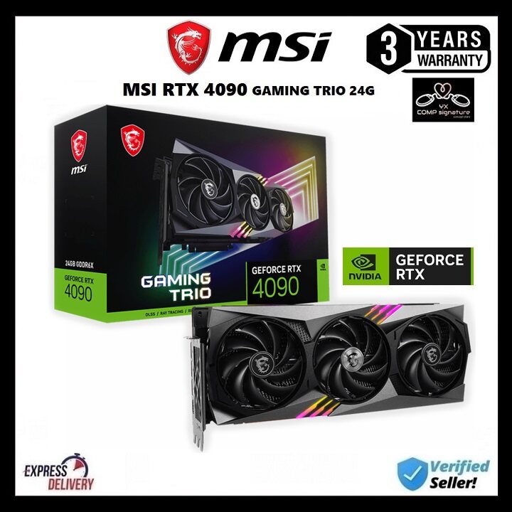 MSI GeForce RTX 4090 GAMING TRIO 24G RTX4090 | Lazada