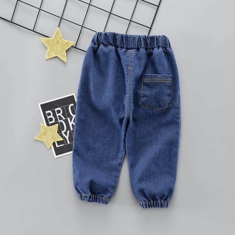Kids Baby Boys Clothes Jeans Casual Solid Denim Pants Toddler Children Trousers