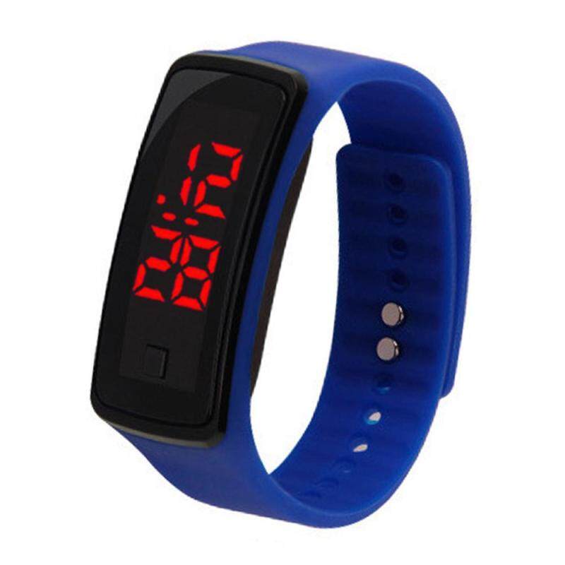 BuyInBulk Silicone Rubber Gel Jelly Unisex LED Wrist Watch Bracelet Men Women Malaysia