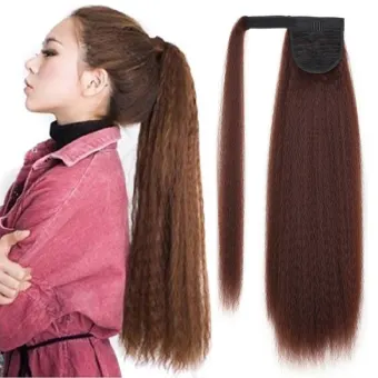 1 Clip In 22 Synthetic Wig Heat Resistant Fiber Long Afro Curly