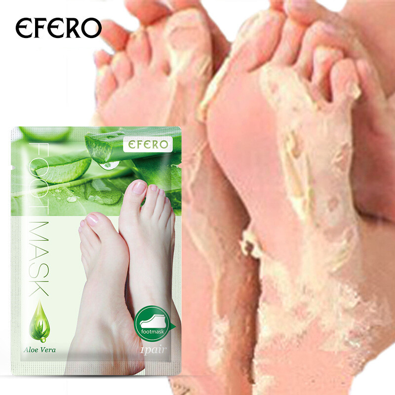 Hot--1 cặp sản phẩm tẩy da chết mặt nạ chân, chân tẩy tế bào chết mặt nạ chân, mặt nạ chân lột da cho bé