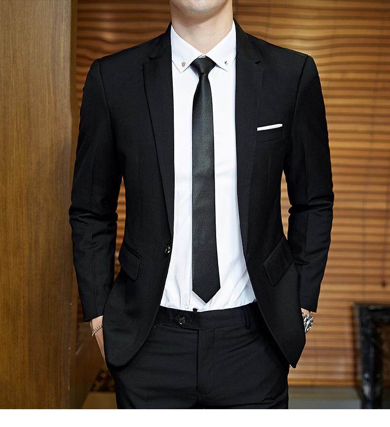 formal black coat for men