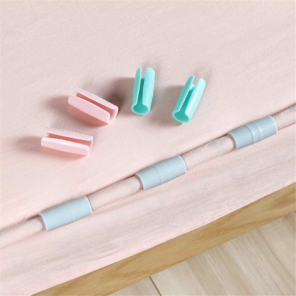12Pcs Quilt Mattress Cover Fixed Clips Blanket Bed Sheet Grippers Clips Bed Fasteners Cheap Clips