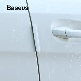 Baseus 4pcs Car Styling Door Edge Guards Strip Scratch Protector