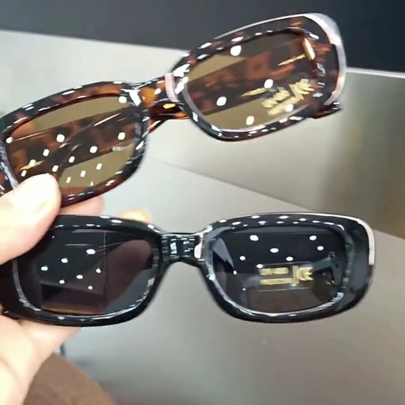 Vintage Style Rectangular Frame UV400 Sunglasses for Kids