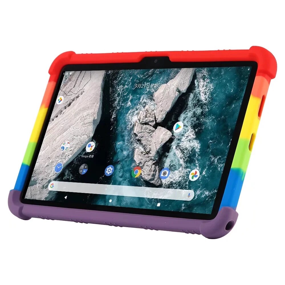 Shockproof silicone case for Nokia T20 10.4 inch anti-drop Bracket cover