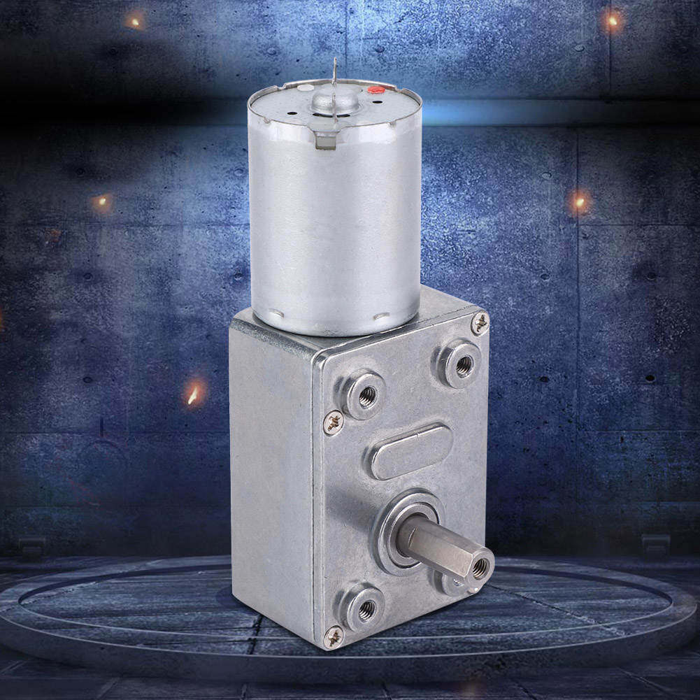 Micro Type DC Speed Reduction Motor Large Torsion Worm Gear Motor 12V for Multiple Purposes