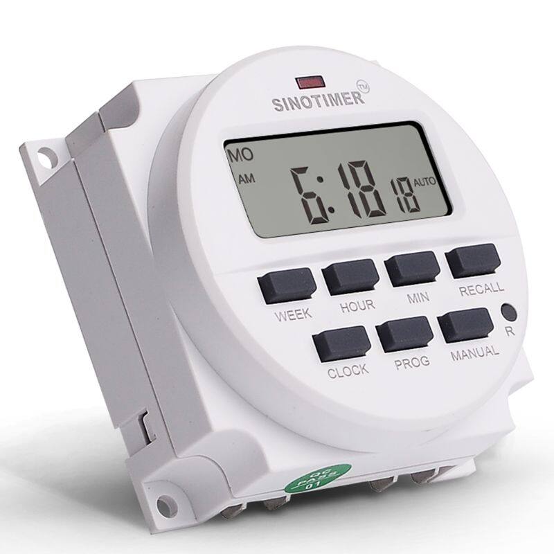 DC 12V AC  Digital LCD 7 Days Programmable Timer Switch Time Relay Control Countdown Time Function