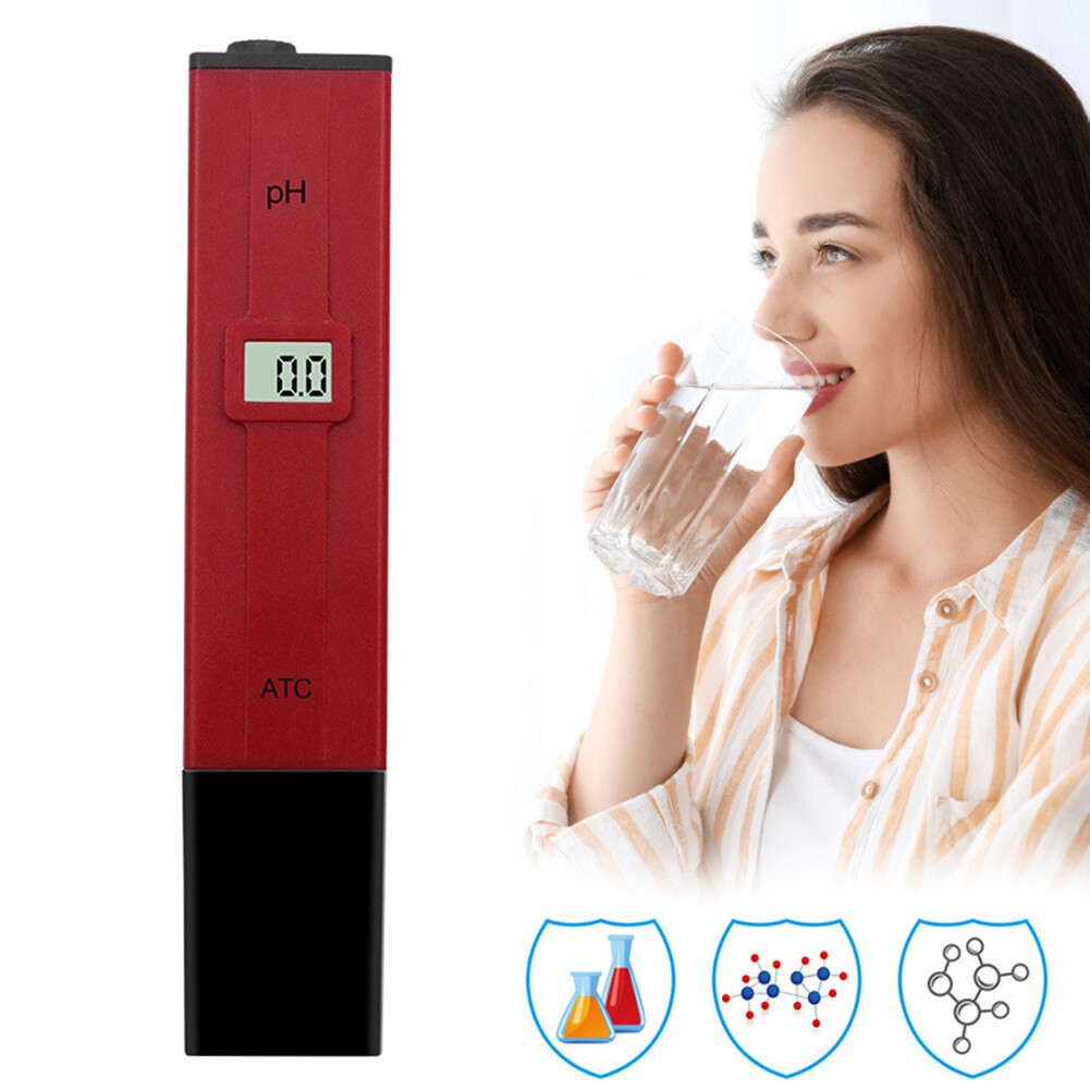 Baicai Kitchen High-precision Backlight PH Meter Pen Pool Water Quality Test Tool with ATC
