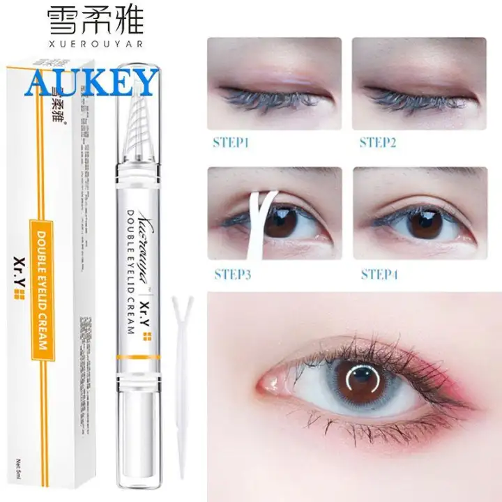 how to get double eyelids naturally