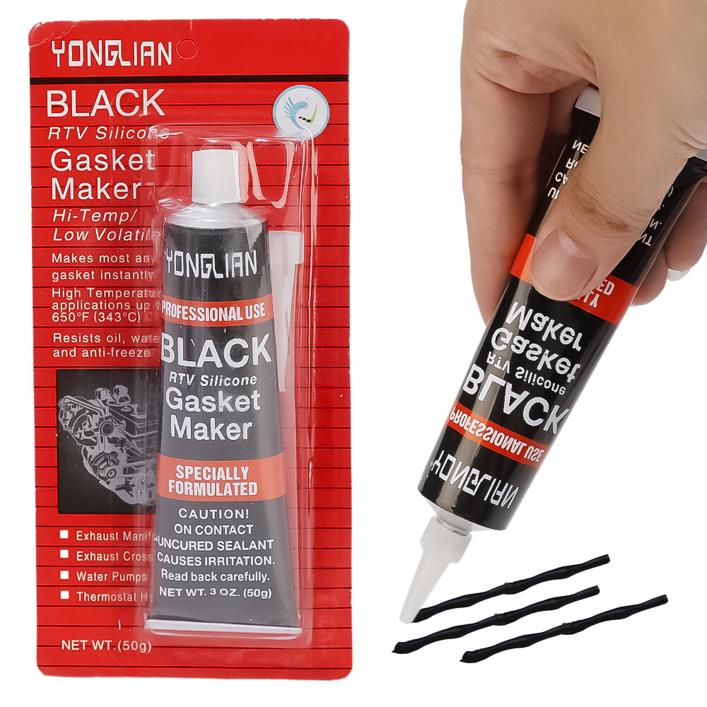 Car Black Silicone-free Sealant Universal Waterproof and Oil-resistant Repair Adhesive Glue Auto Repair Tool Paste Glue
