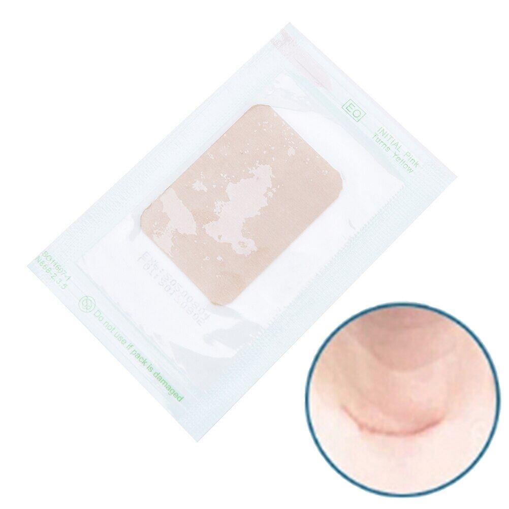 Skin color Scar Away Patch Silicone Gel Sheet 5cm x 3.5cm x 2mm Wound ...