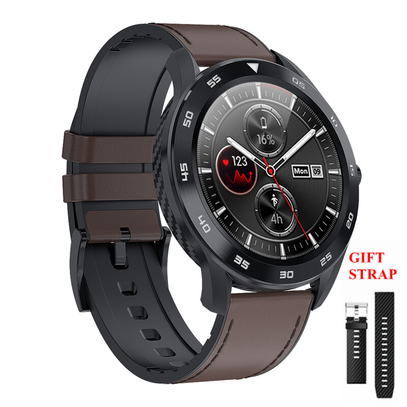 DT98 Đồng hồ thông minh, màn hình tròn cảm ứng 1.3inch, tương thích Android IOS, chống nước IP68, theo dõi nhịp tim giấc ngủ, huyết áp, hoạt động thể dục cho nam nữ - INTL