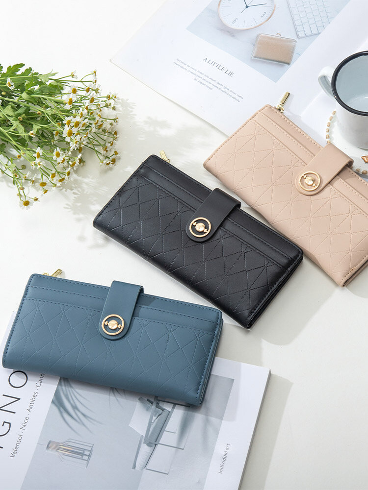 Women Wallet Long Thin Purse for Woman Card Holder Female
