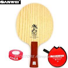 Sanwei V5 PRO bóng bàn lưỡi chuyên nghiệp 7 ván ép quicky tấn công + Vòng tắt + vợt bóng bàn mặt vợt