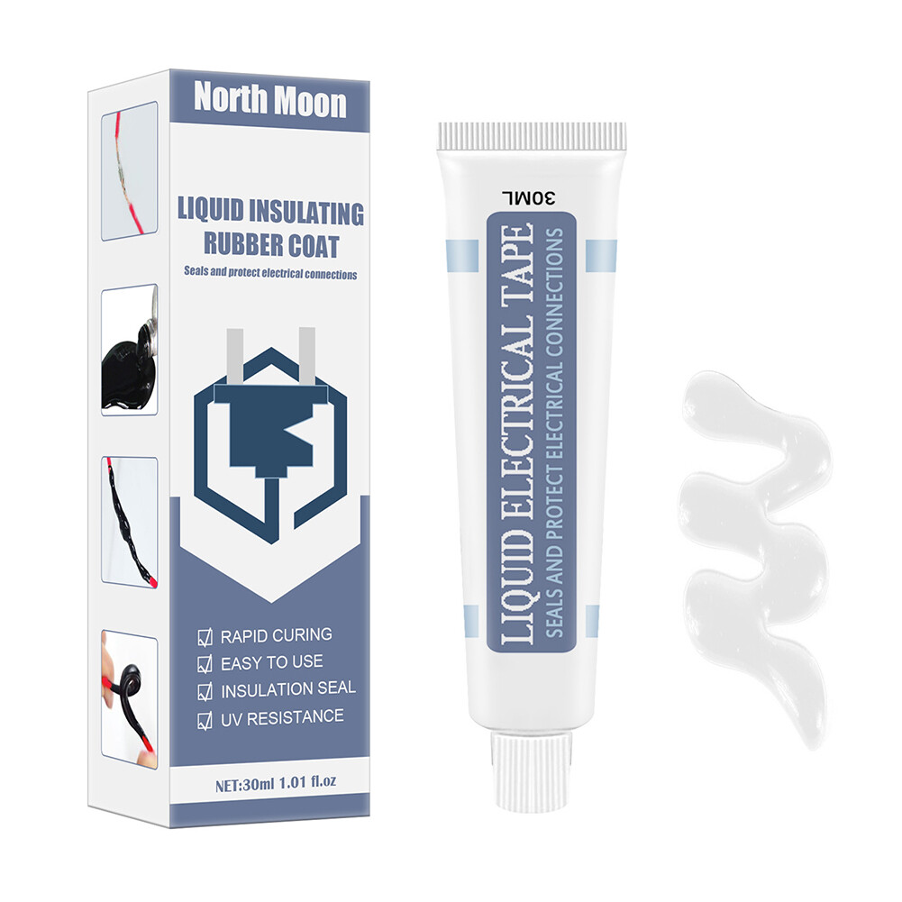 [Moscow Six] ♬ Waterproof Anti UV Liquid Insulation Electrical Tape Tube Fixed Sealing Glue Home Improvement