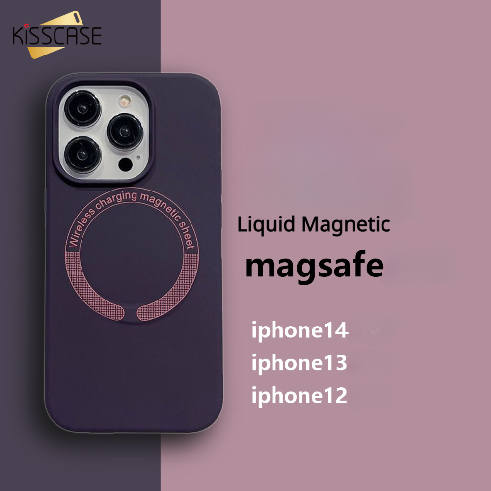 IPhone 14 Pro Max/iPhone 14 Plus/iPhone 14 iPhone 13 Pro Max 13 Pro 13 Iphone 12 Pro Max 12 Pro 12 iPhone 11 không dây bằng Silicone sạc Magsafe vỏ điện thoại