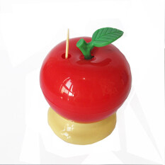 Lleng hộp đựng tăm tự động Báo Chí loại trái cây hình quả táo hộp đựng tăm nhựa