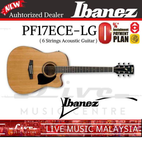 Ibanez PF17ECE Dreadnought Cutaway Acoustic-Electric Guitar - Natural (PF17ECE-NT) Malaysia