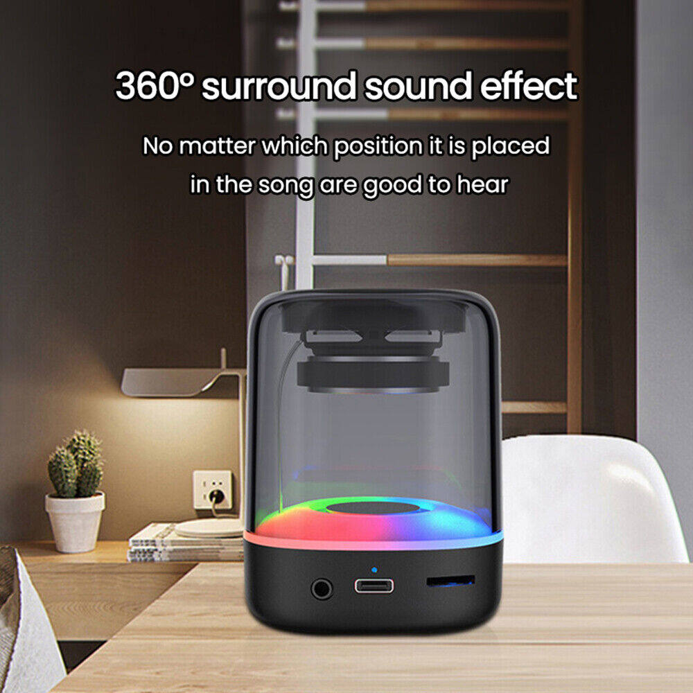 Wireless LED Portable Breathing Light Colorful High Fidelity Sound Subwoofer 5.0 Computer_voghion.com