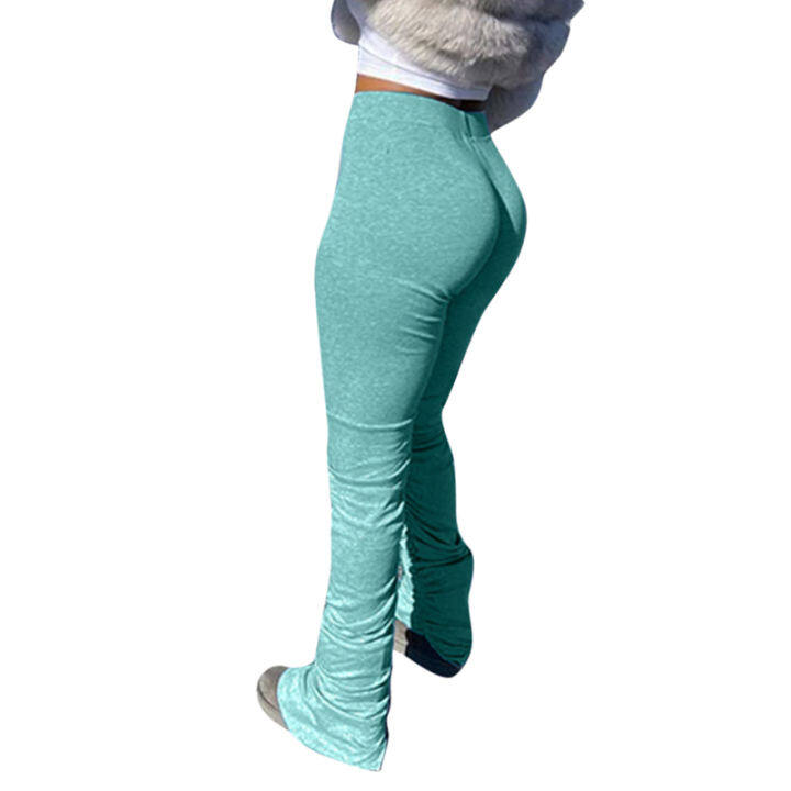 stacked bootcut sweatpants