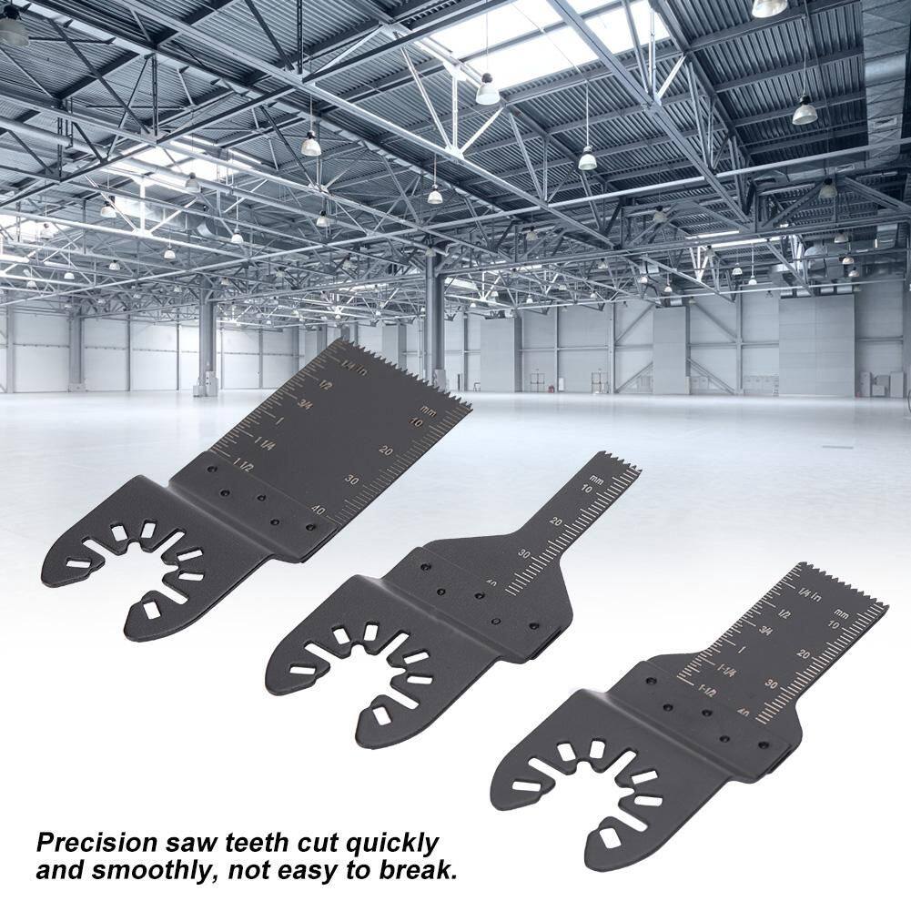 3Pcs Oscillating Multi Tool Saw Blades Precision Cutting Tool for Metal Wood Plastic