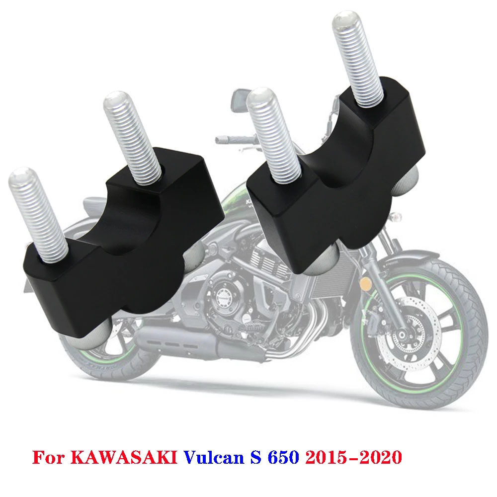 Handlebar Riser Adapter Kit Move Bar Up 30mm For 2019-2020 KAWASAKI Vulcan S 650 