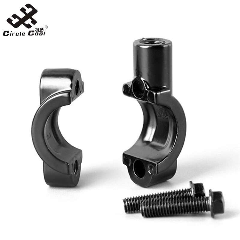 Circle Cool Motorcycle Handle Bar Mirror Mount Holder Rearview Handlebar Mirror Clamp
