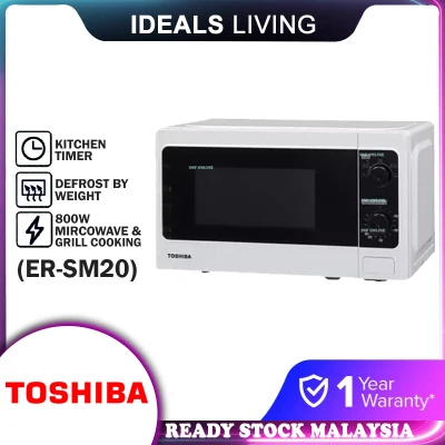 Toshiba 20L Simple Series Microwave Oven (ER-SM20(W)MY)- Fulfilled by IdealsLiving