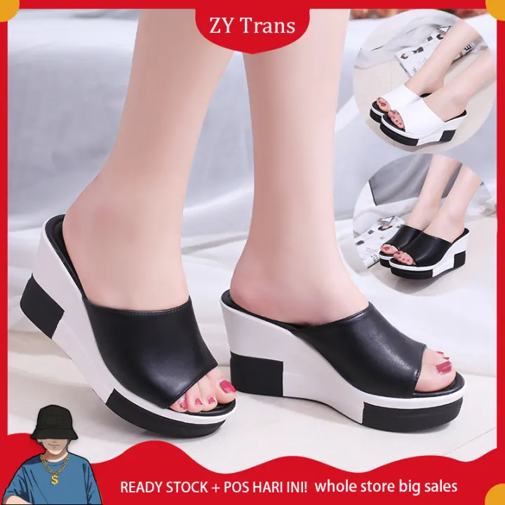 flat high sandals