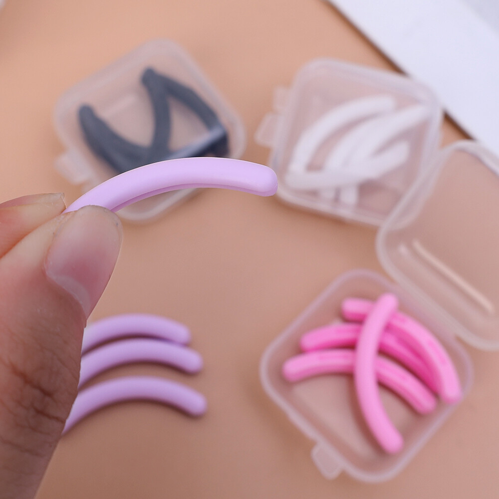 Dorisna 4pcs/box Eyelash Curler Replacement Pads Universal Type Curling High Elastic Rubber Pad Beauty Tool Makeup