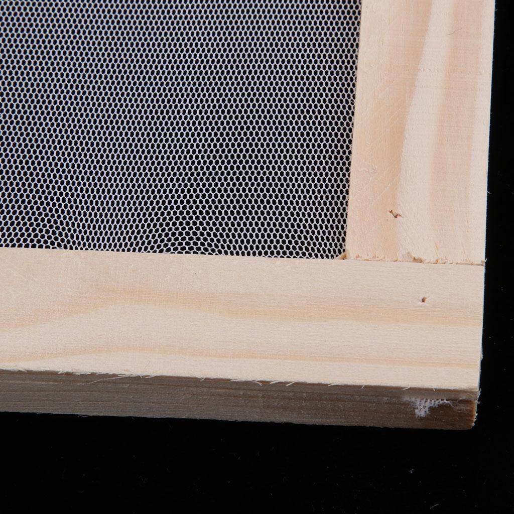 Perfeclan Natural Wood Rectangular Frame with Mesh for Paper Recycling Paper Making Dried Flower Paper Handicrafts Papermaking Mould DIY Tools