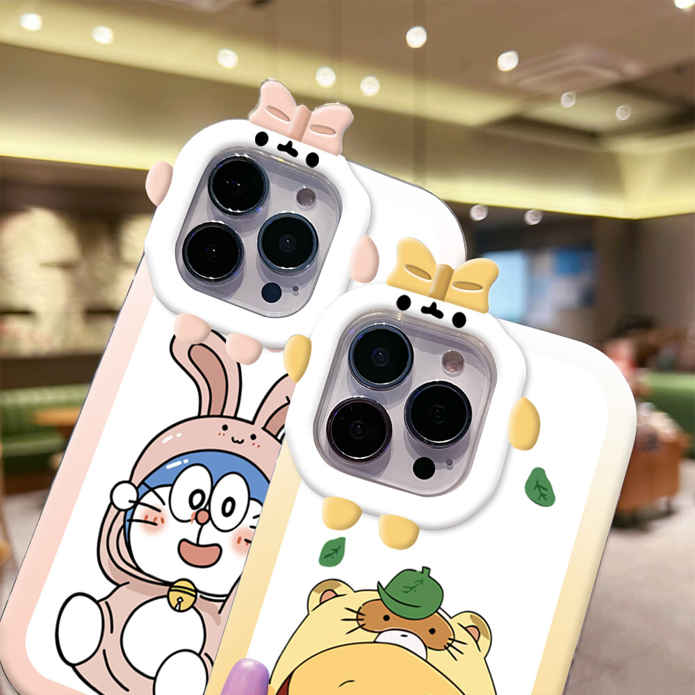Hontinga Casing Case For Xiaomi Redmi Note 11 Pro 5G 4G Note 11S Note 11 9A Case Cartoon Cute Doraemon Soft Silicone Full Cover Shockproof Rubber Cases Back Cover Phone Casing Softcase For Girls