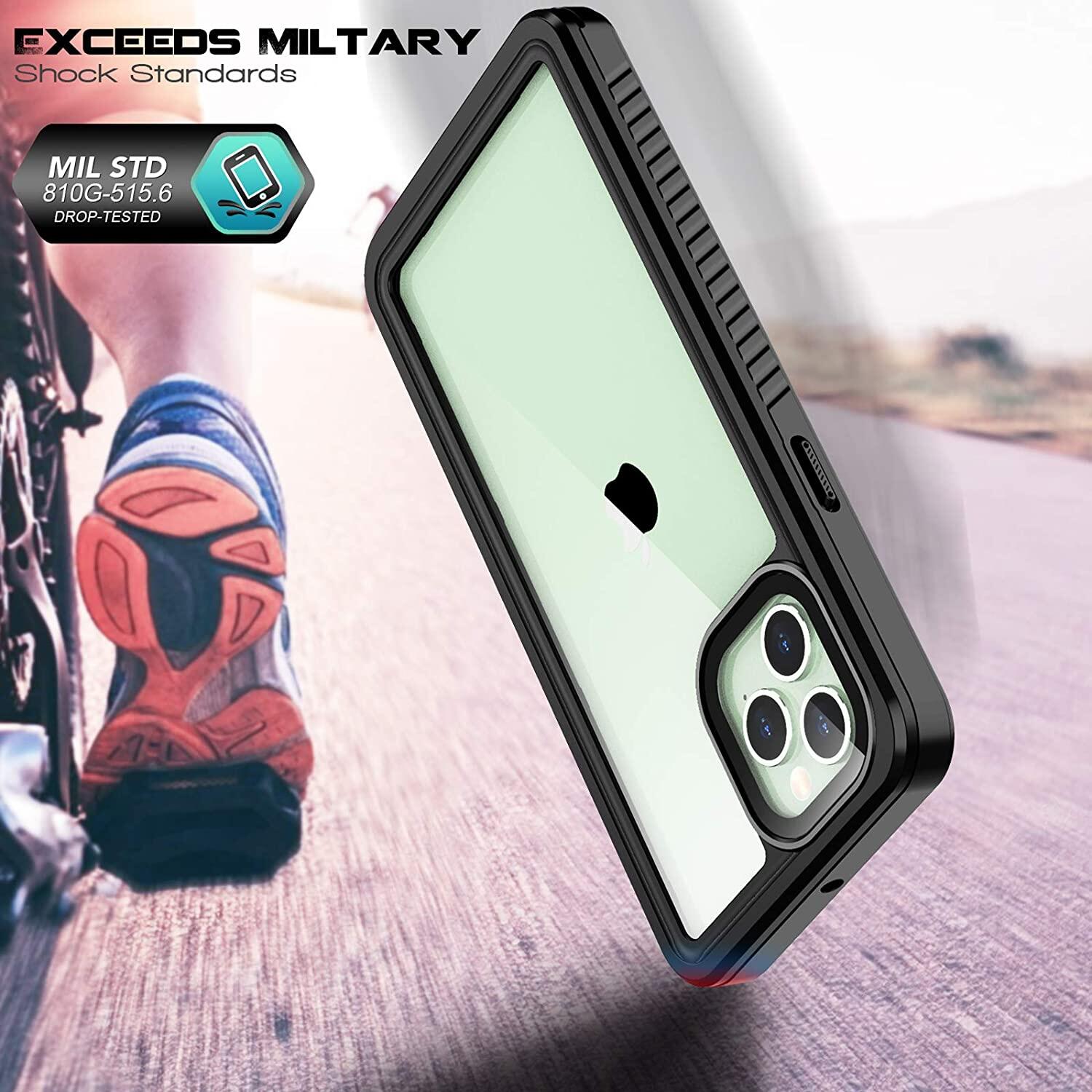 Waterproof Case for iPhone 16 Pro Max, Full Body with Built-in Screen Protector Rugged Dustproof Shokcproof Clear Case for iPhone 15 Pro Max/14 Pro Max/13 Pro Max/12 Pro Max/11 Pro Max