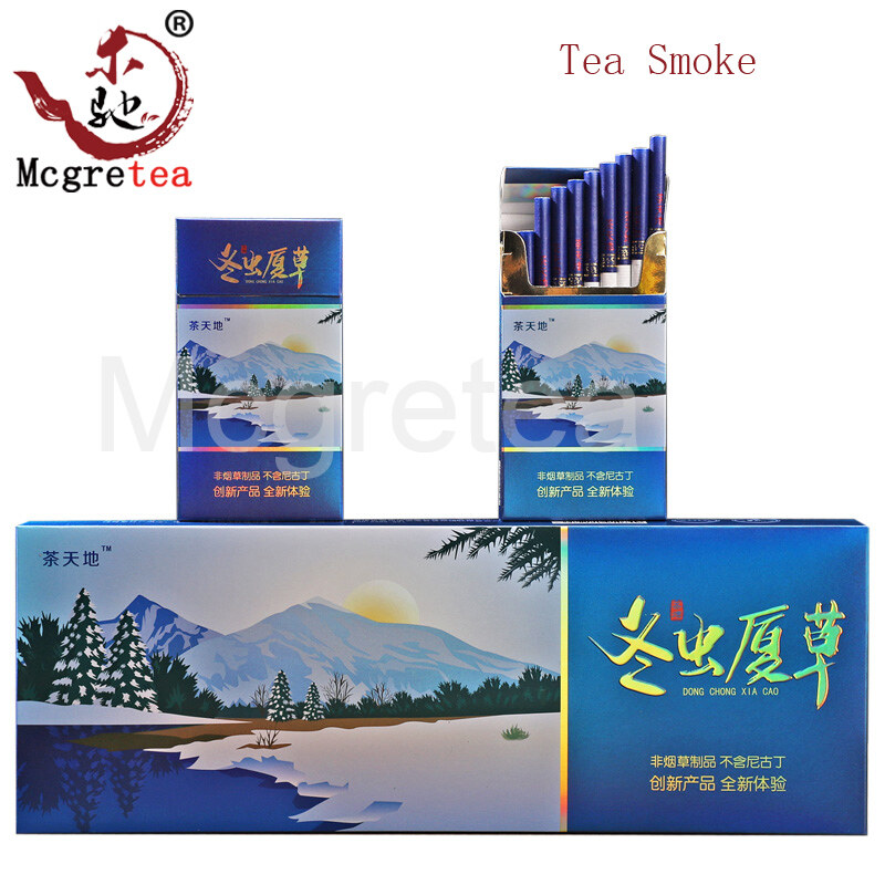 Gambar Tea smoke green apple tea smoke boutique tea Tieguanyin tea king quit smoking tea smoke Dahongpao tea smoke Yunnan Pu er tea smoke 10 packs